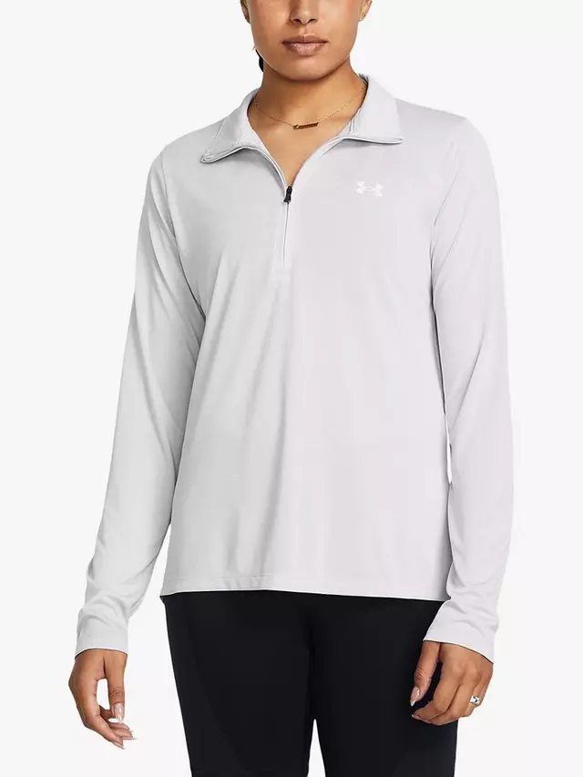 

Топ Under Armour Tech 1/2 Zip Training, цвет halo/gray/white