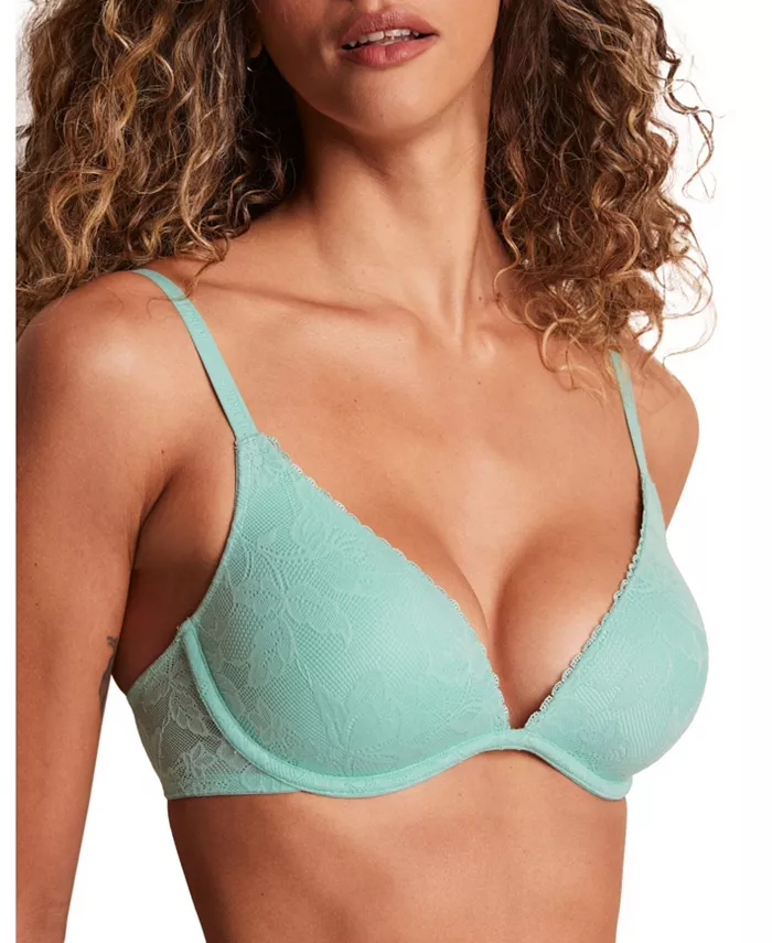 

Женский бюстгальтер Maren Push Up Plunge с эффектом пуш-ап Adore Me, зеленый