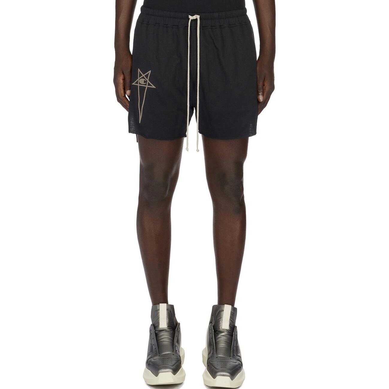 

Champion X Champion Cobrand повседневные шорты мужские черные Rick Owens, черный