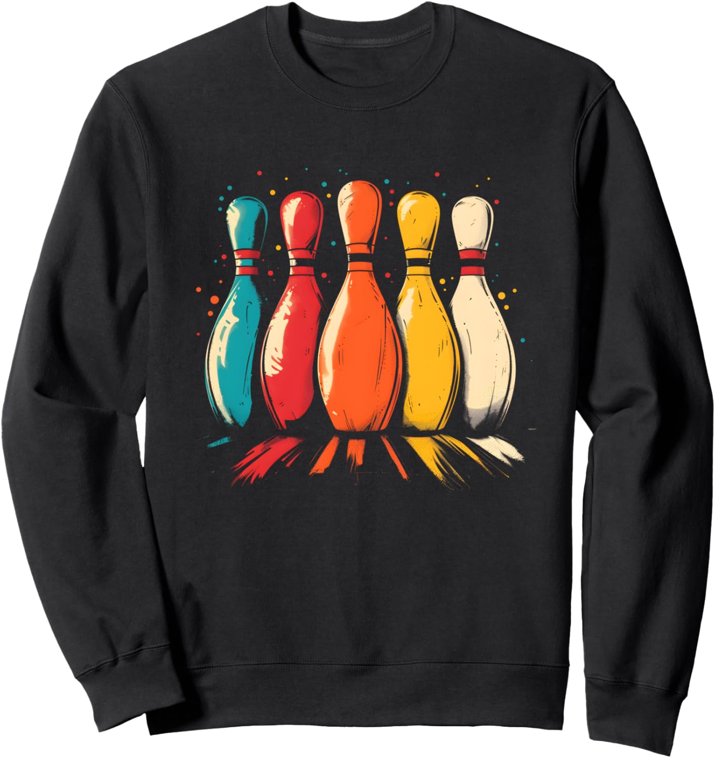 

Толстовка с мультяшной кеглей для боулинга Funny Bowling Lover Shirts And Gifts, черный