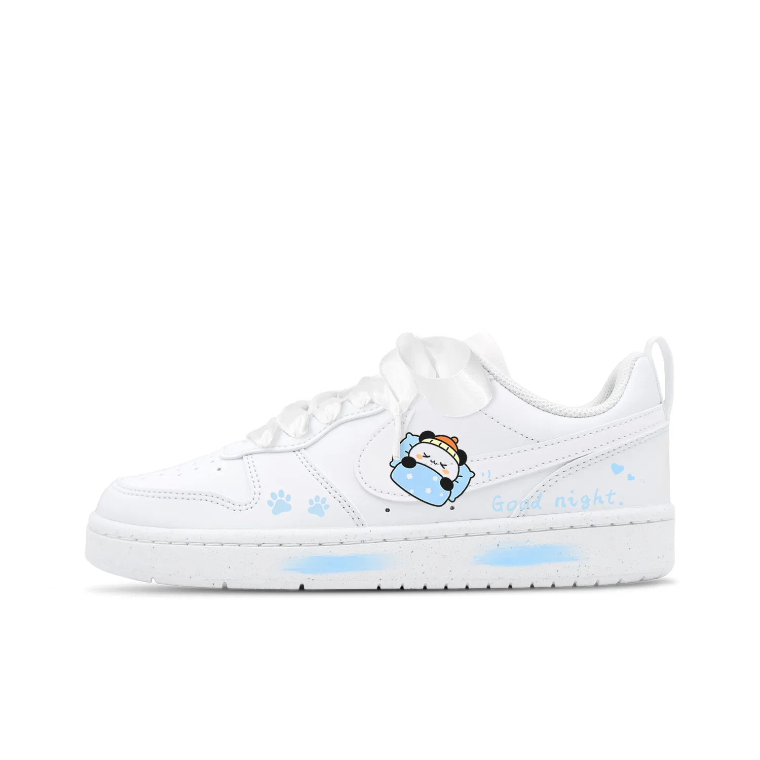 Кроссовки для скейтбординга Nike Court Borough Kids Blue White