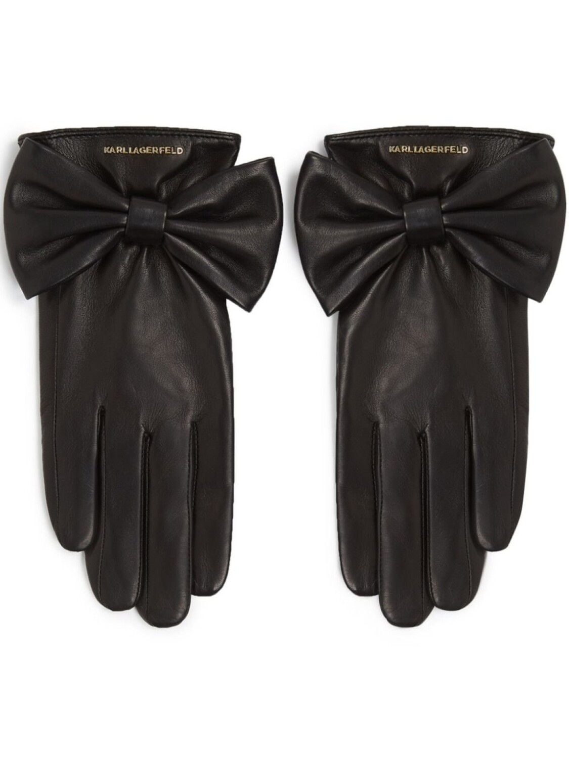 

Karl Lagerfeld перчатки K/S bow FF, черный