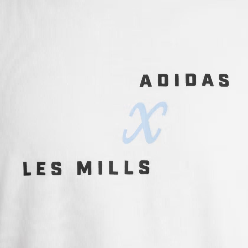 Футболка adidas Les Mills One Tribe Graphic Short Sleeve T-Shirt 'White' — фото 3