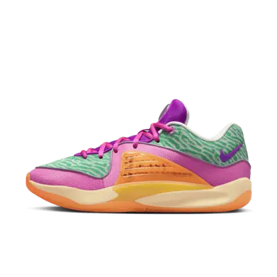 

Кроссовки Nike KD16 ASW Basketball Shoes, цвет Stadium Green/Barely Green/Playful Pink/Hyper Violet
