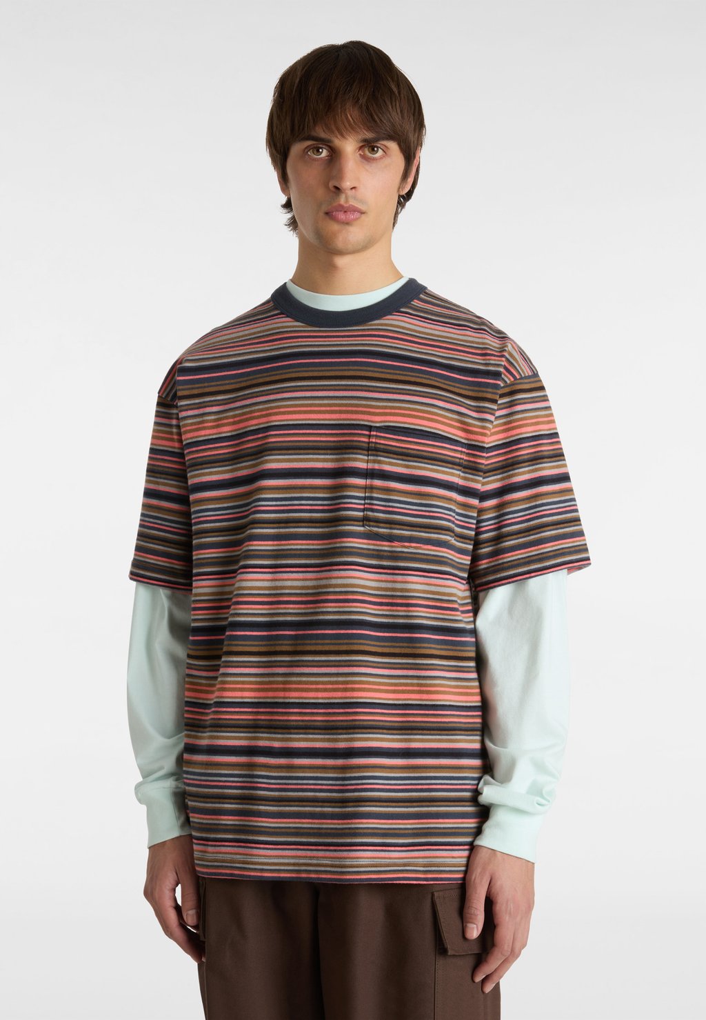 

Футболка с принтом BRADEN STRIPE KNIT Vans, синий