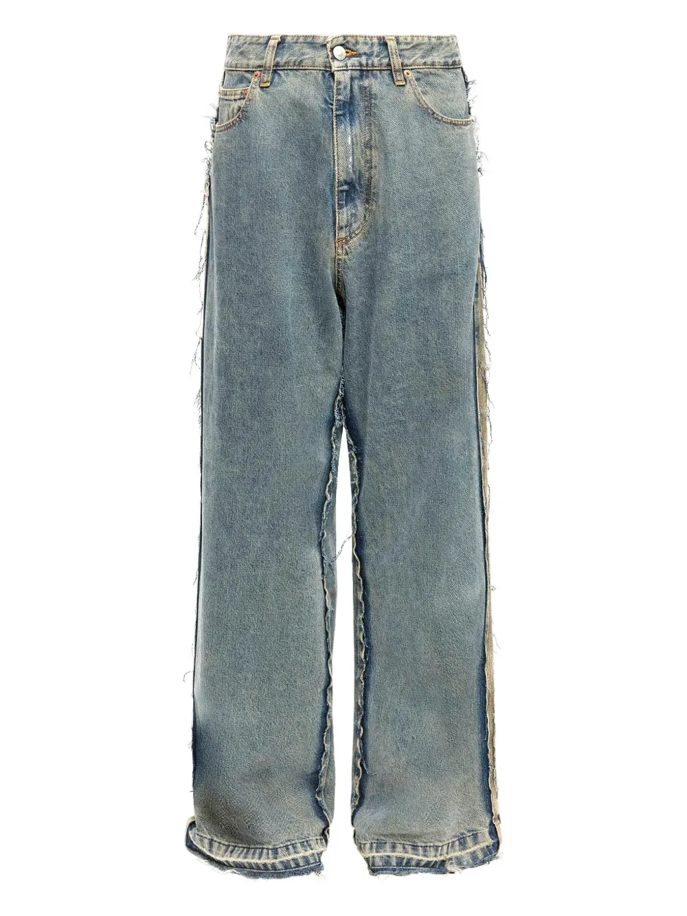 

Широкие джинсы MM6 Maison Margiela, синий