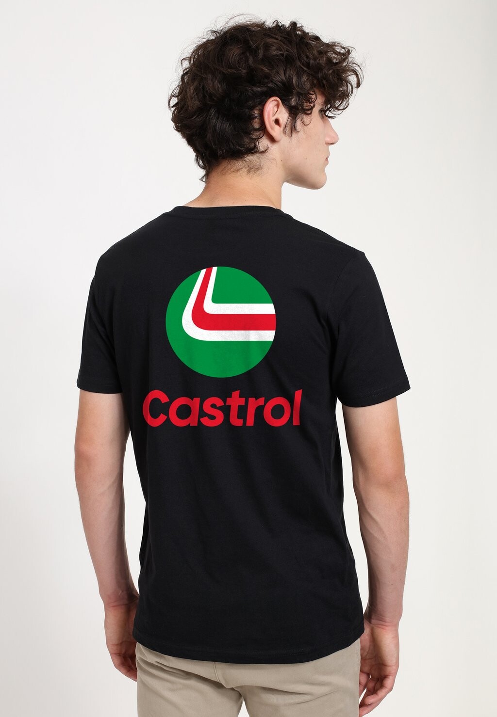 

Футболка с принтом CASTROL STACK Henry Tiger, черный
