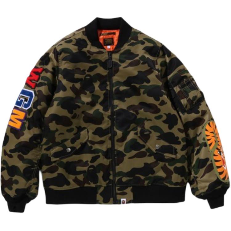 

A BATHING APE Бомбер с камуфляжным принтом
