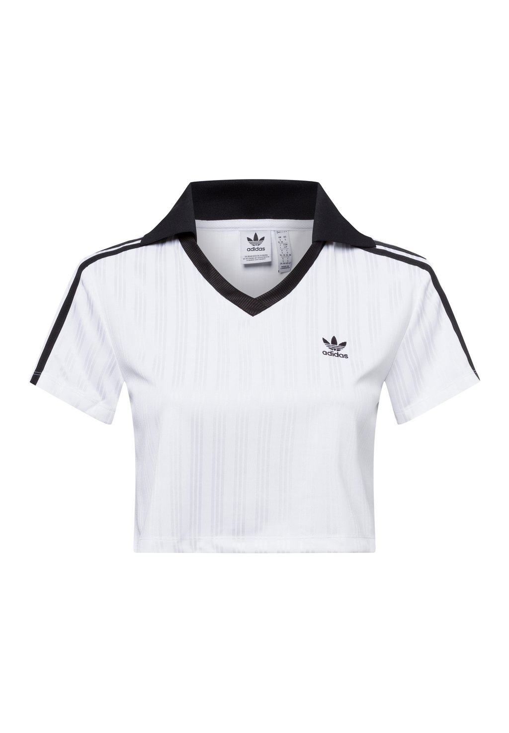 

Рубашка поло CROP Adidas Originals, белый