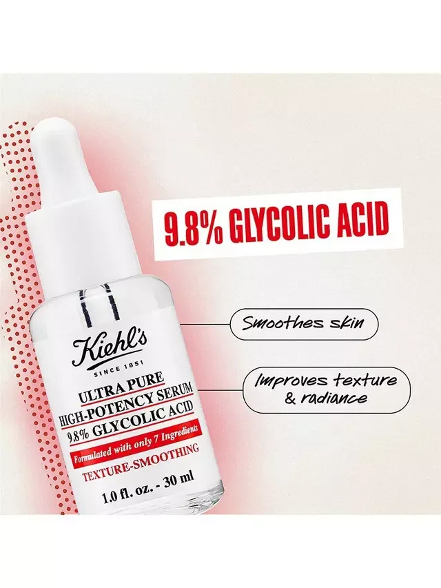 Сыворотка Kiehl's — Ультрачистая высококонцентрированная с , % гликолевой кислотой, 30 мл — фото 2