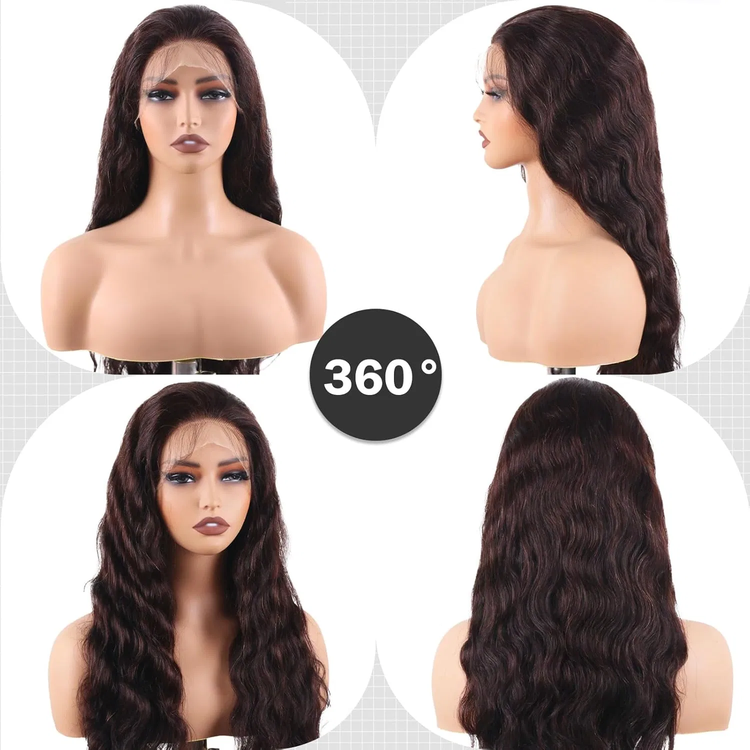 Парик «Body Wave» с невидимой HD-сеткой от Real Hair Manemajesty — фото 4