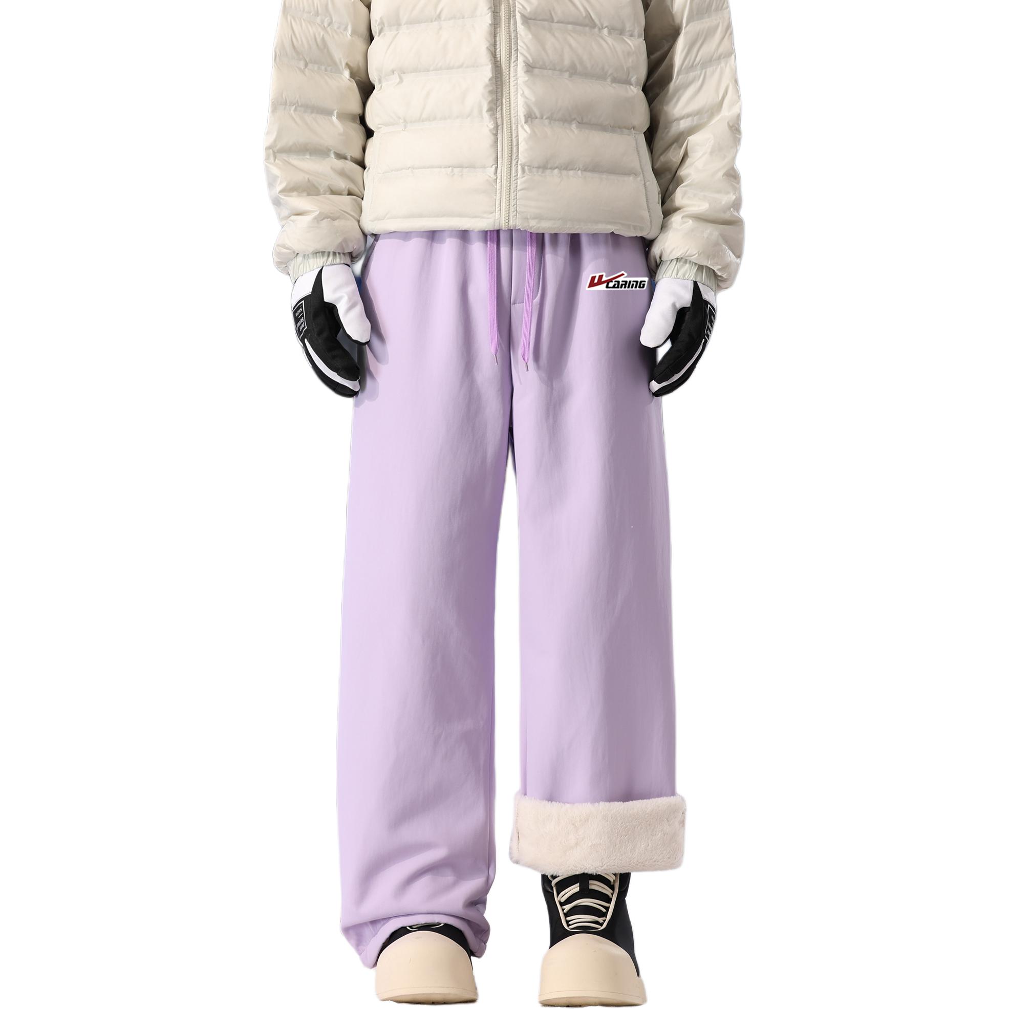 

Хлопковые брюки Unisex утепленные прямого кроя WARRIOR, фиолетовый diy badge