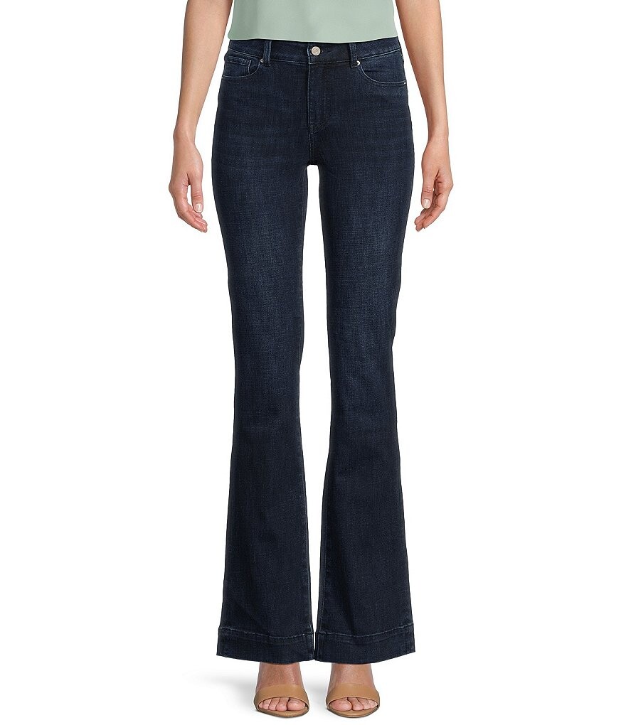 

Джинсы-брюки со средней посадкой Prosperity Denim Bootcut, синий