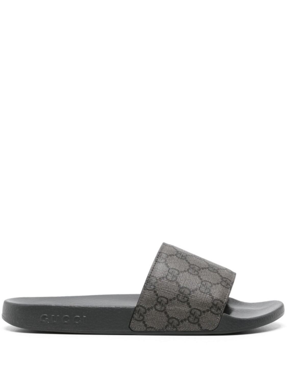 

Шлепанцы с монограммой GG Gucci, серый