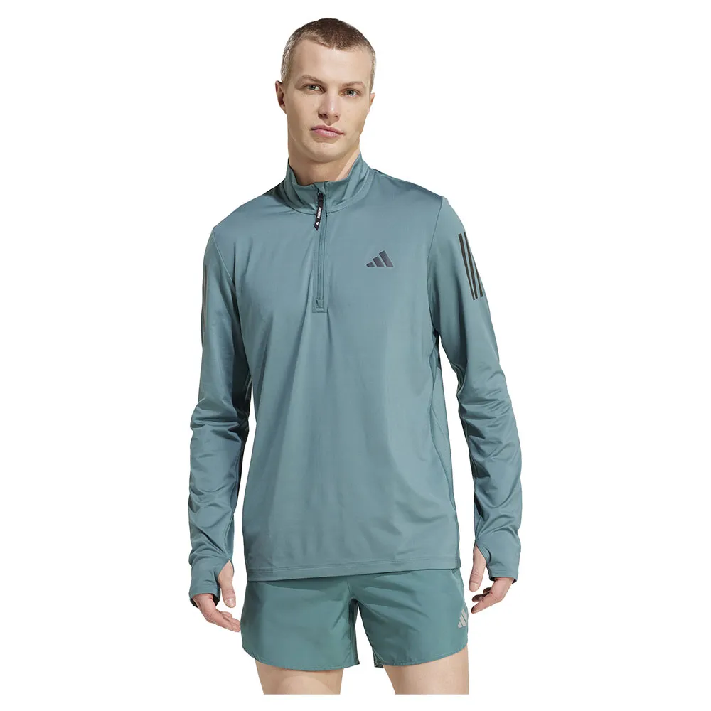 

Толстовка спортивная adidas Own The Run half zip, синий