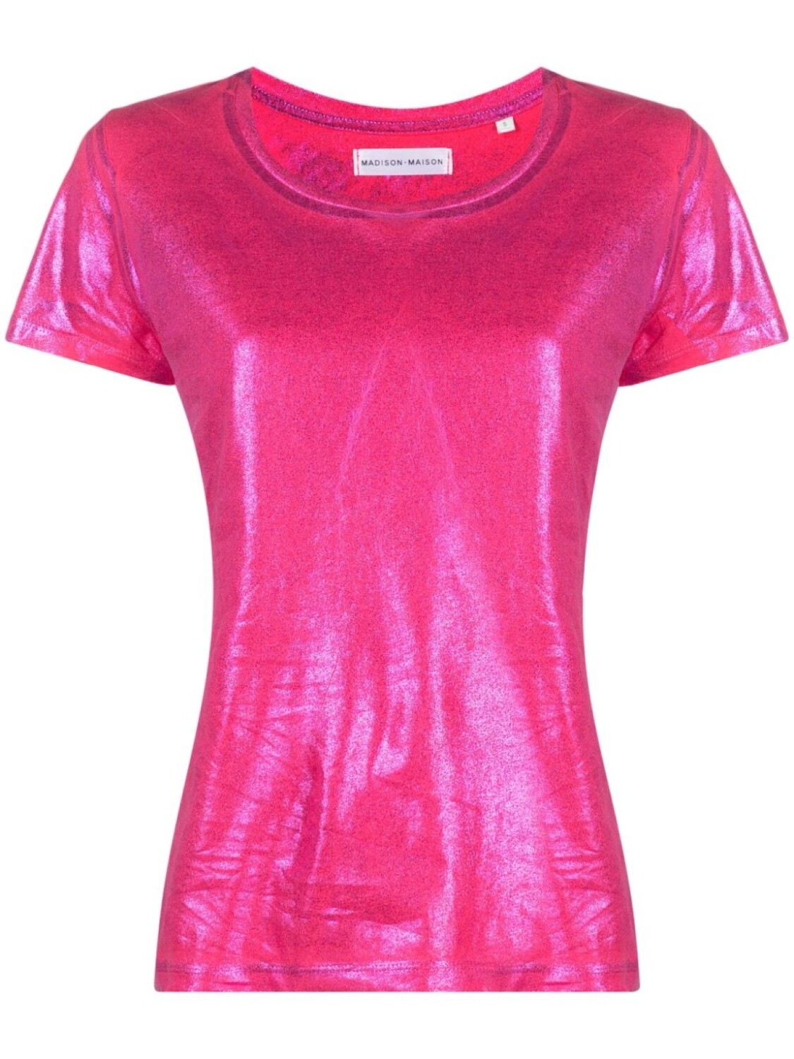 

Madison.Maison футболка из ткани ламе, розовый