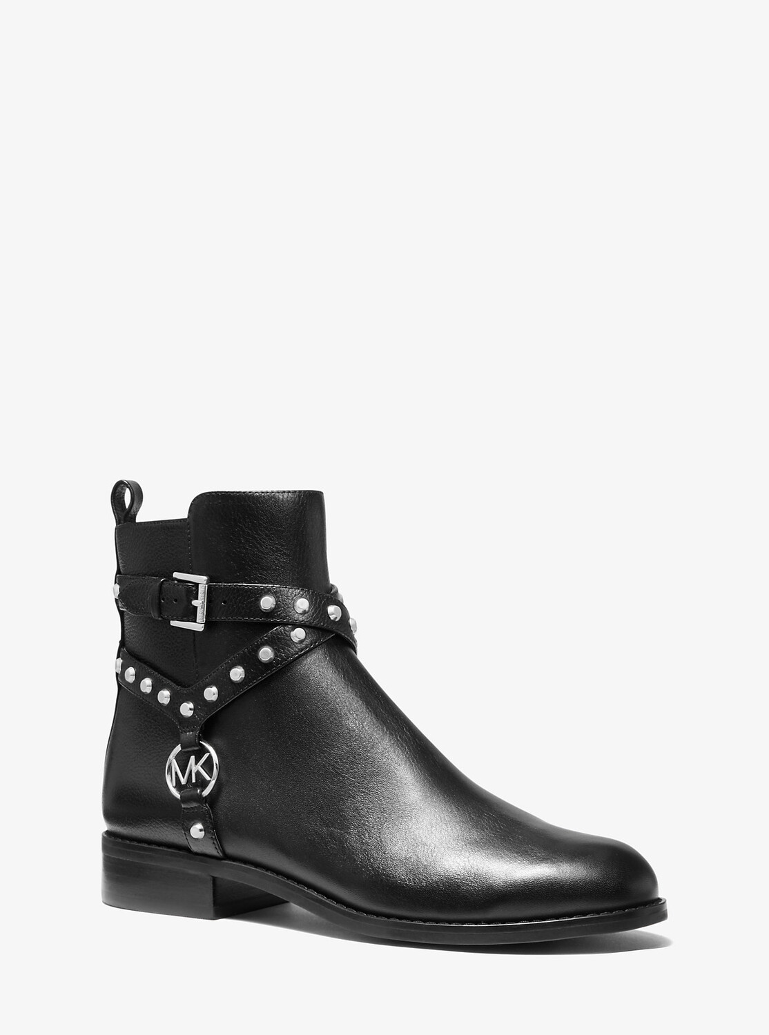 

Кожаные ботильоны Preston с шипами Michael Kors, черный