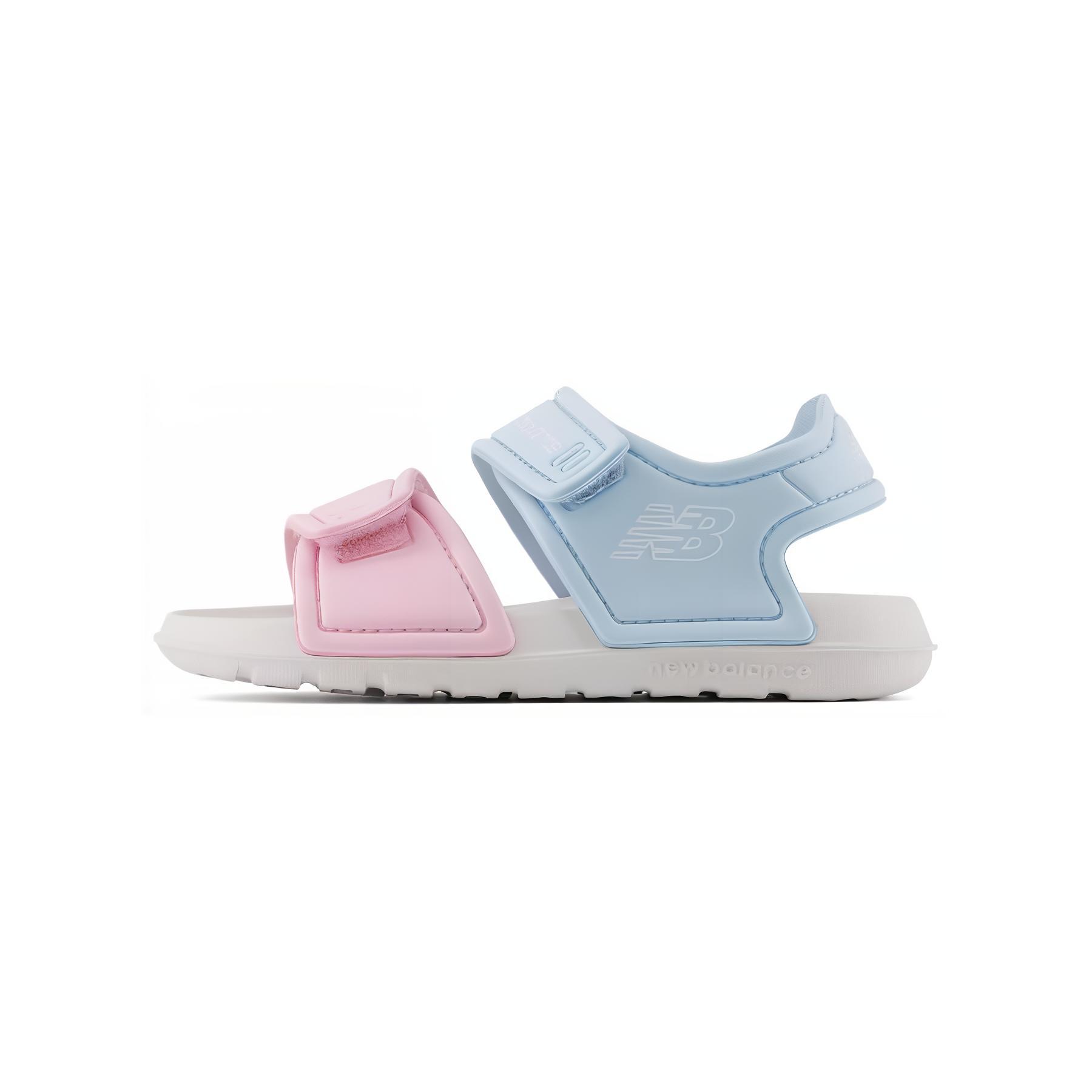 Низкие кроссовки для малышей New Balance SPSD V1, светло-голубые/розовые — фото 2