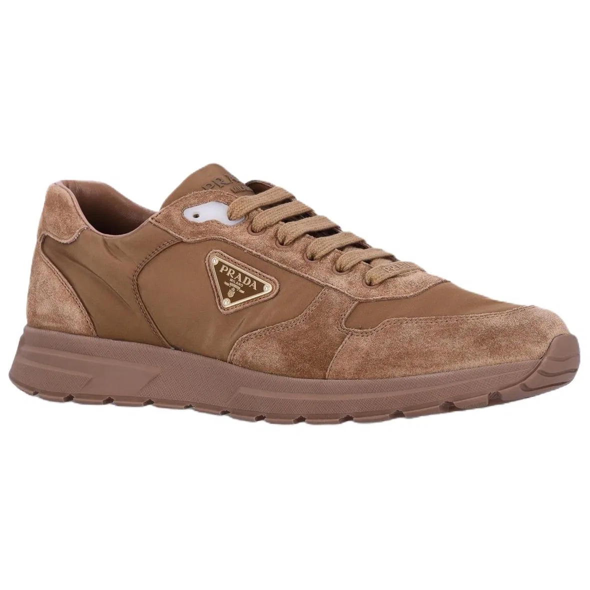 Кроссовки кожаные PRADA Re Nylon Prax 2.0 — фото 4