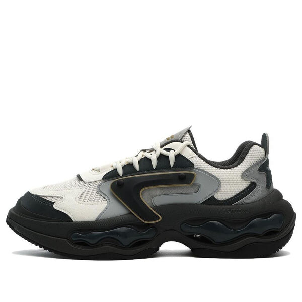 

Кроссовки vintage daddy shoes 'black white' Fila Fusion, черный