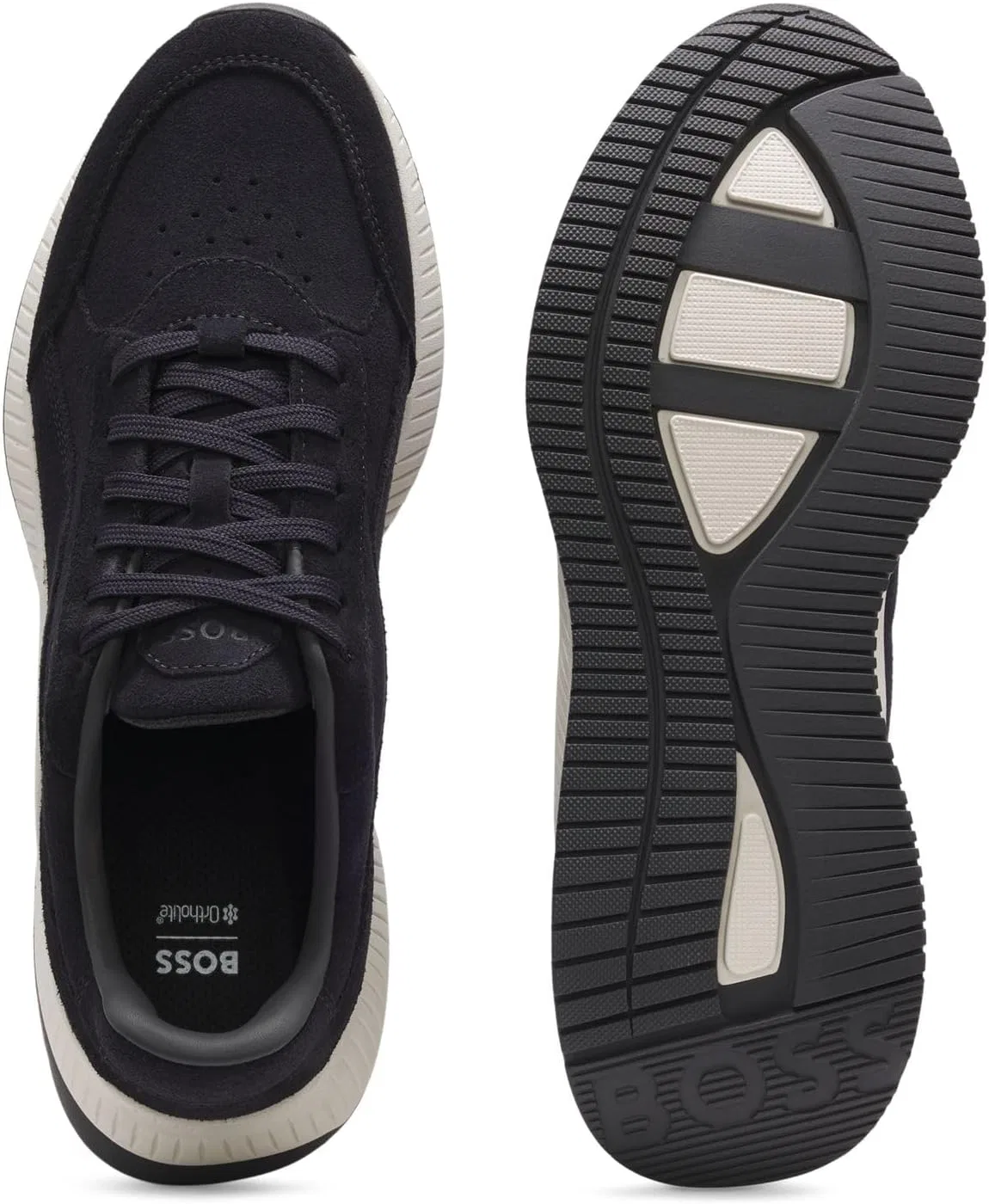 Мужские кроссовки BOSS Ttnm Evo_Runn_sdwxbr 10214574, Darkblue — фото 4