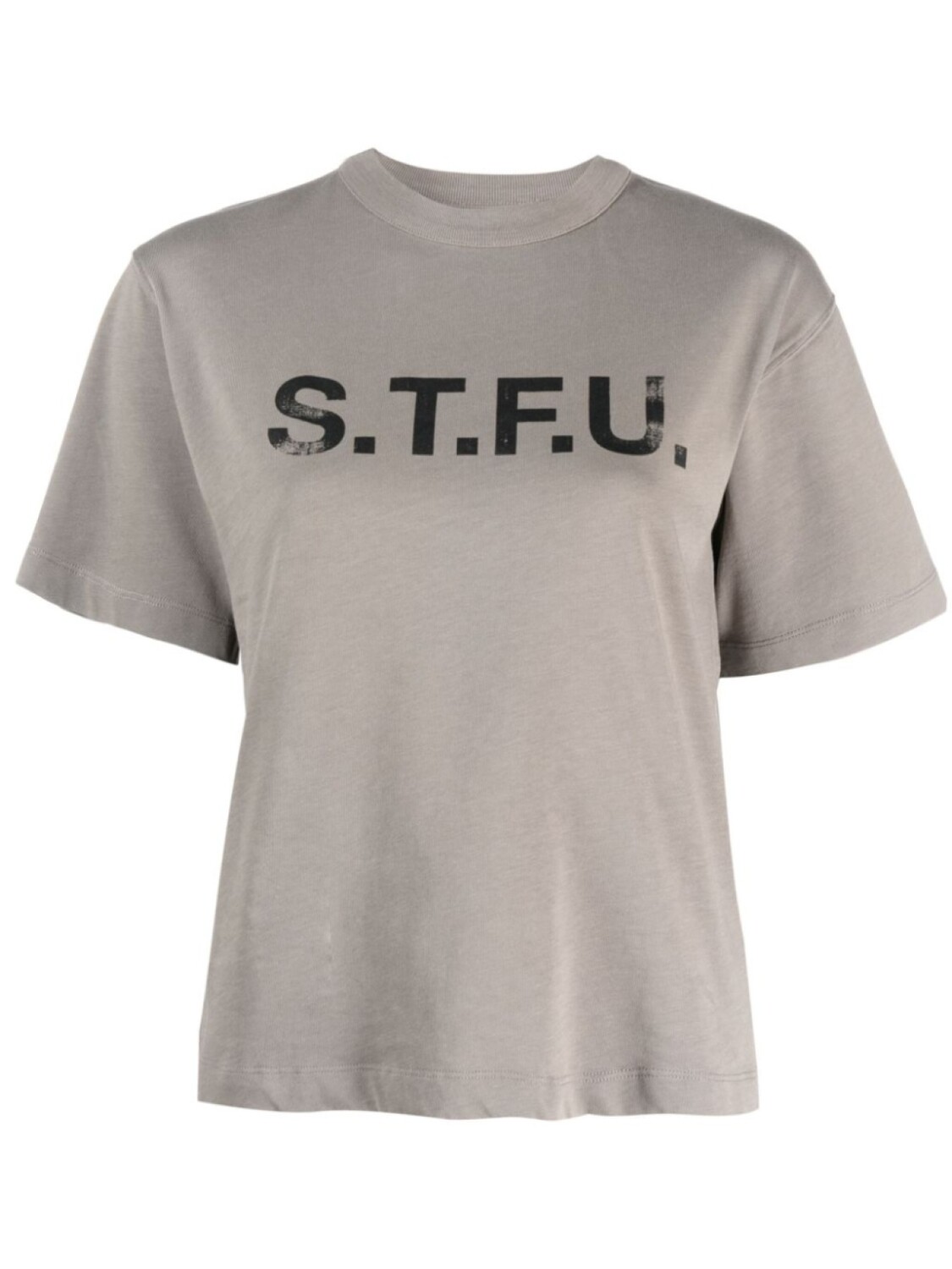 

Heron Preston slogan-print cotton T-shirt, серый