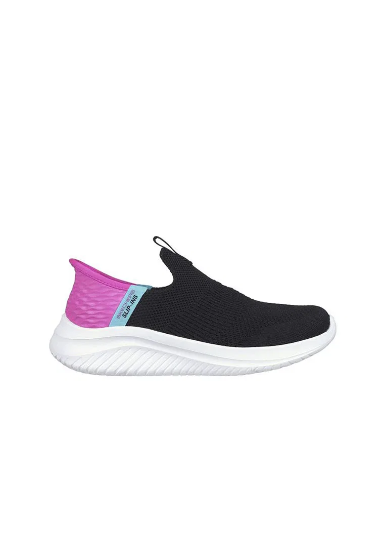 Кроссовки Ultra Flex 3.0, детские Skechers, черный/розовый
