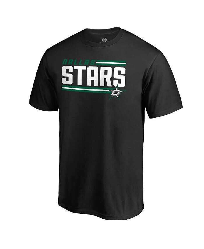 

Черная мужская футболка с полосками по бокам Dallas Stars Iconic Collection Fanatics, черный