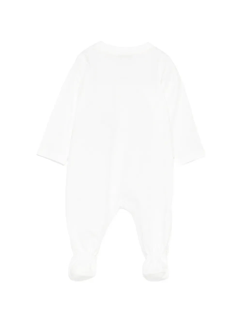 Пижама с вышивкой морского конька Emporio Armani Kids, белый — фото 2