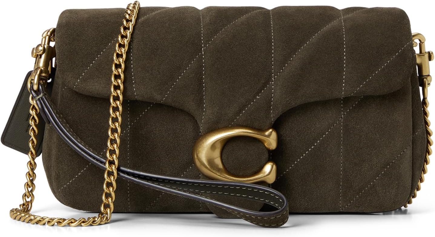 

Сумка кросс-боди COACH Tabby Chain Crossbody Bag 19 With Quilting, оливковый
