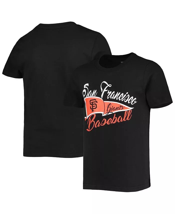 

Черная футболка для больших девочек San Francisco Giants Team Fly The Flag Outerstuff, черный