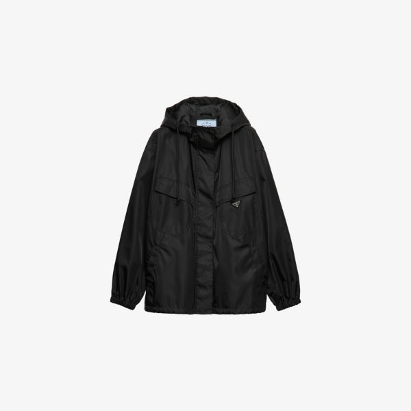 

Куртка Prada с логотипом, черный