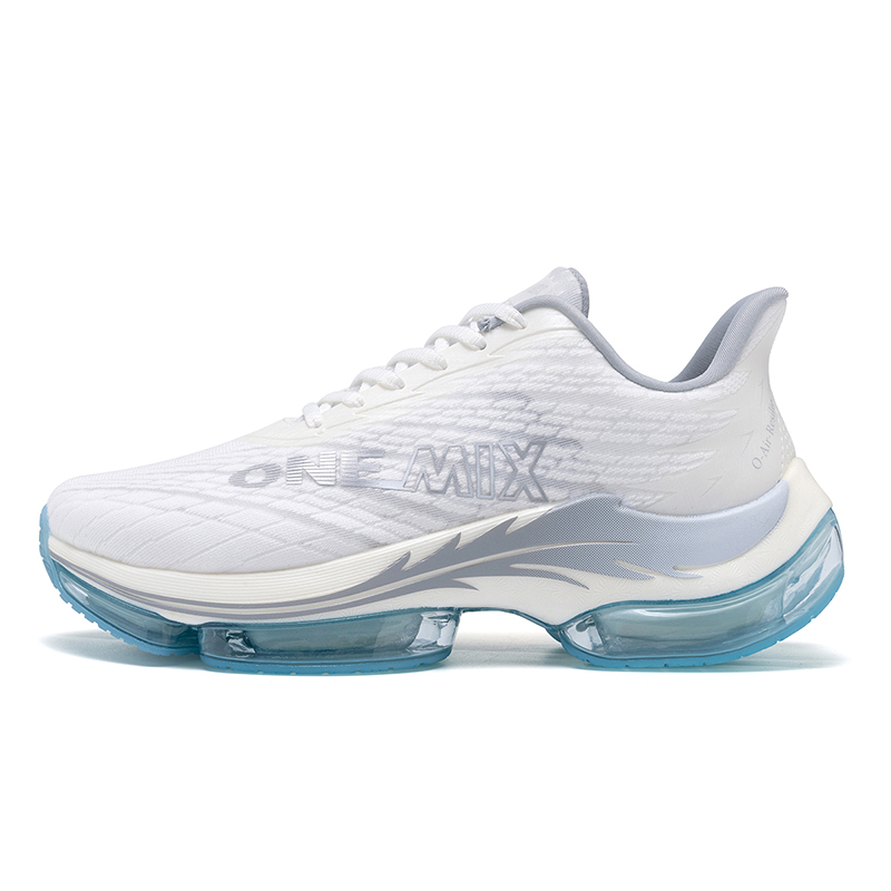 

Fire Phoenix кроссовки для бега низкие повседневные дышащие бесшумные унисекс ONEMIX, Jelly белый