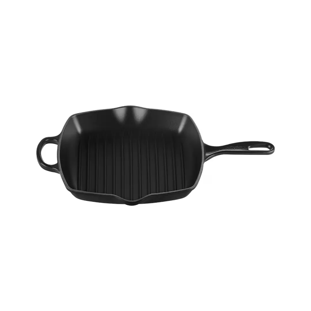 

Чугунная квадратная сковорода Le Creuset, матовый черный