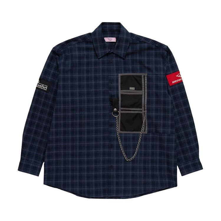 

Рубашка Martine Rose Wallet Shirt, Blue