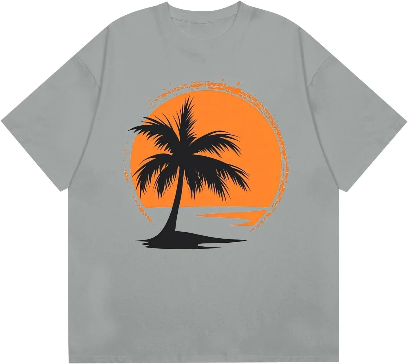 

Футболка мужская Wenkomg1 с принтом пальмы, короткий рукав, размеры S-2XL