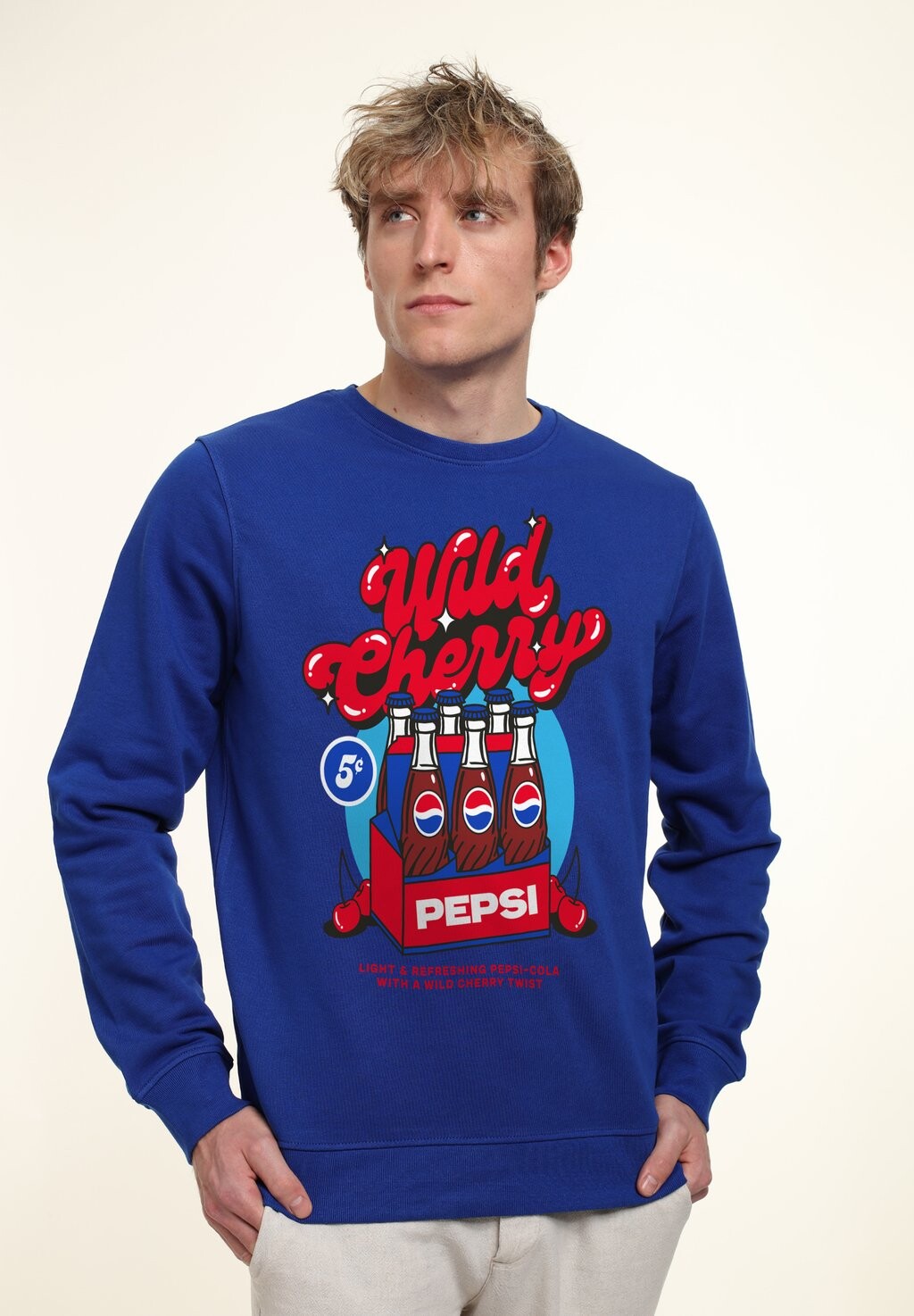 

Толстовка WILD CHERRY PEPSI Henry Tiger, синий