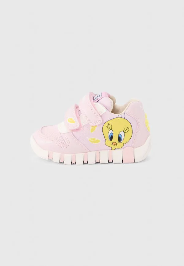 Кроссовки для девочек из мультфильмов looney tunes Geox, Pink