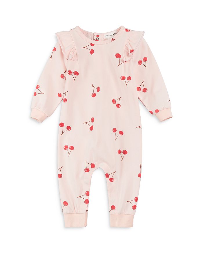 

Комбинезон с принтом вишни для девочек - Baby Miles The Label, розовый