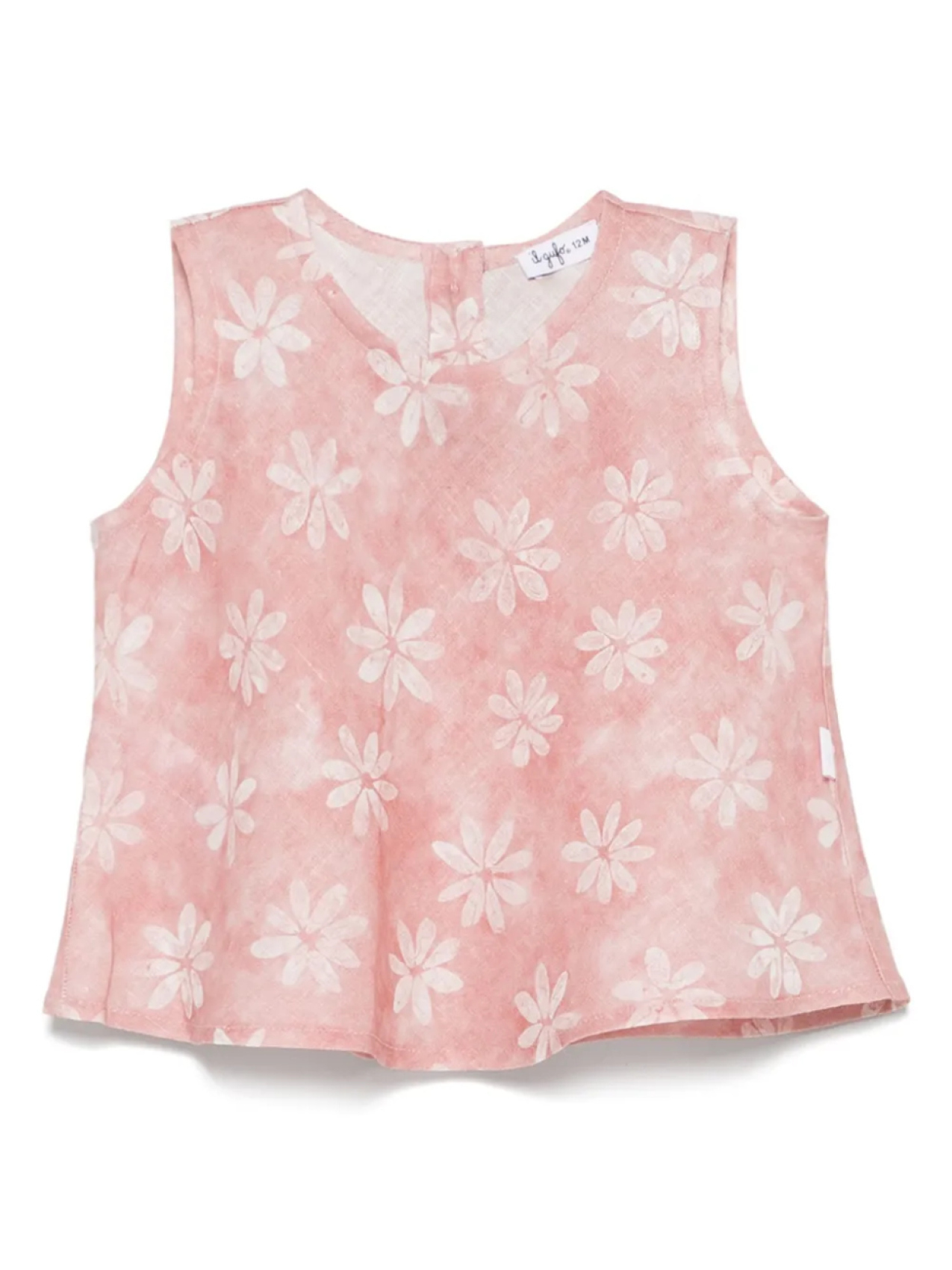 

Топ с цветочным принтом Il Gufo, розовый