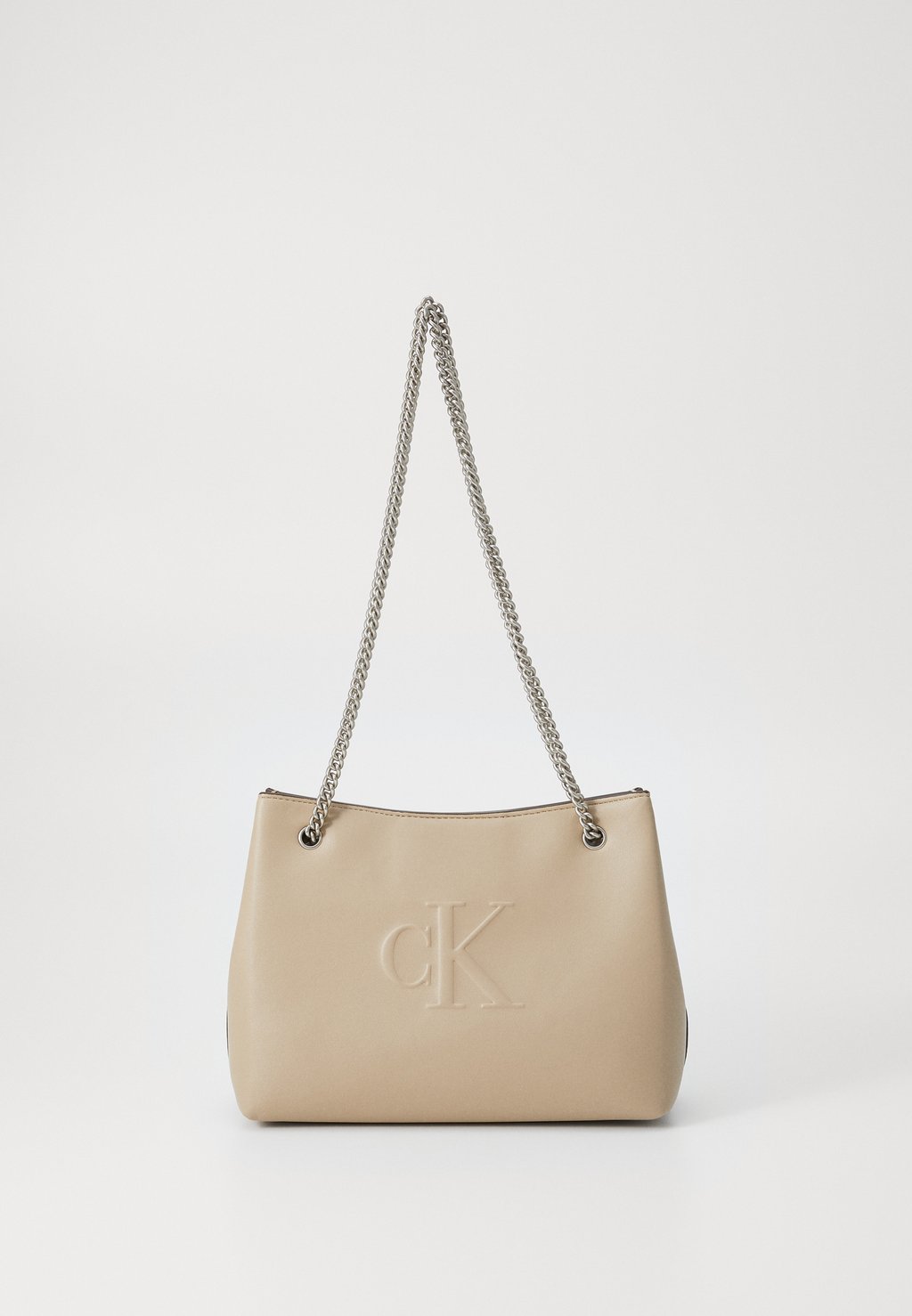 

Сумка SCULPTED CHAIN SHOULDER BAG Calvin Klein Jeans, бежевый