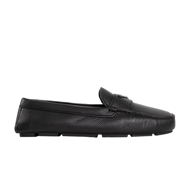 

Лоферы Prada Leather Driver Loafer 'Black', черный