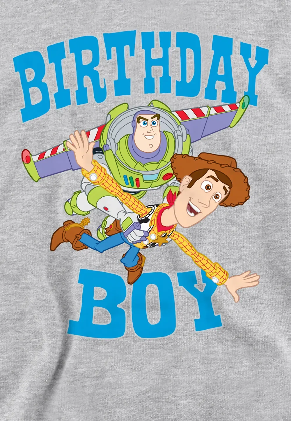 Детский худи Toy Story с Вуди и Баззом Disney, серый — фото 2