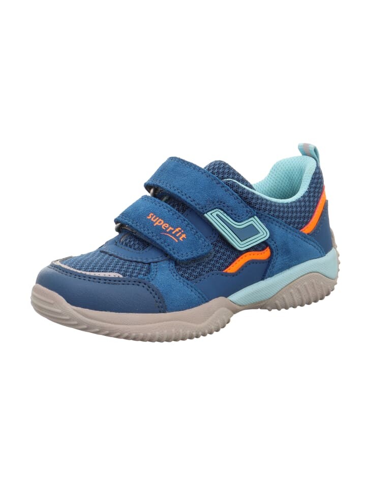 

Кроссовки на шнуровке superfit Sneaker STORM, цвет Blau/Orange