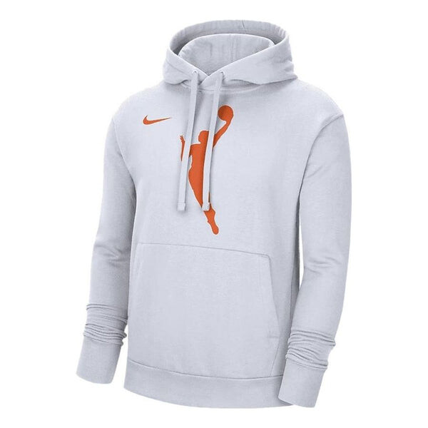 

Толстовка с капюшоном с логотипом белая баскетбольная официальная Nike, белый