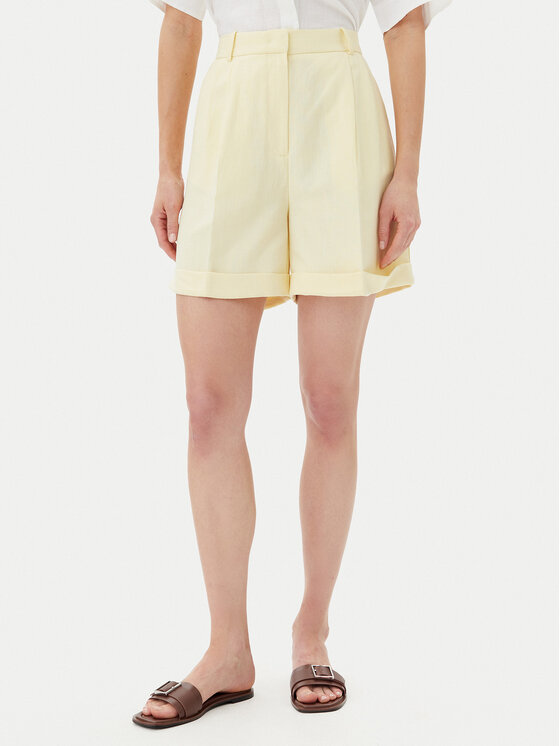 

Шорты из ткани обычного кроя WW0WW44767 Tommy Hilfiger, желтый