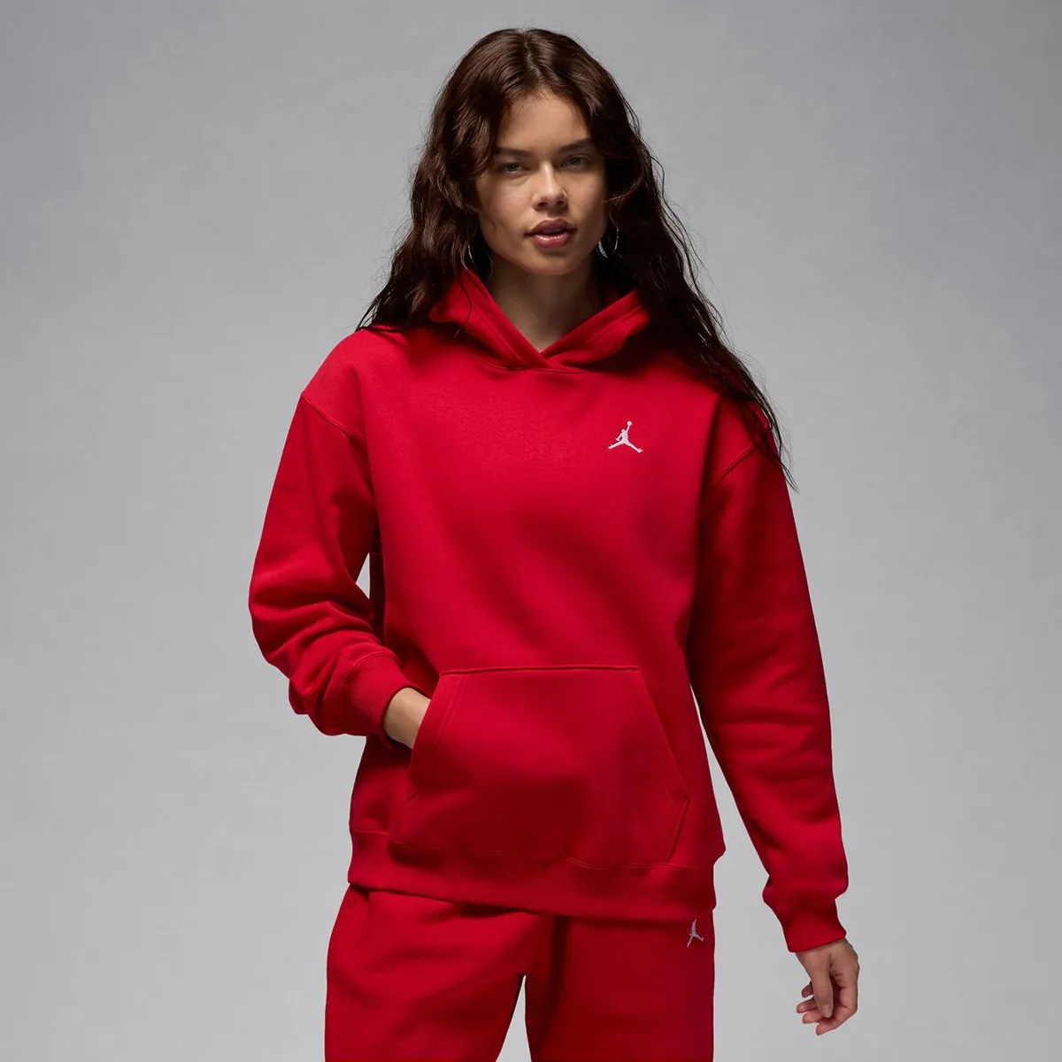 

Женская толстовка Brooklyn Fleece Jordan Nike, красный