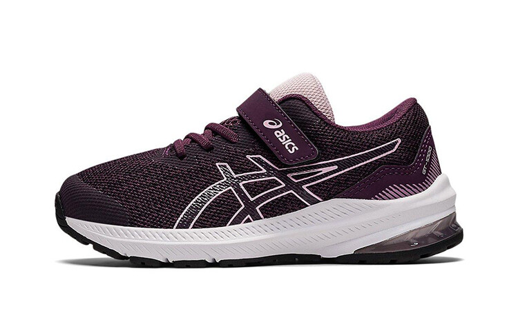 GT-1000 11 Детские кроссовки PS Low-top бордовые Asics