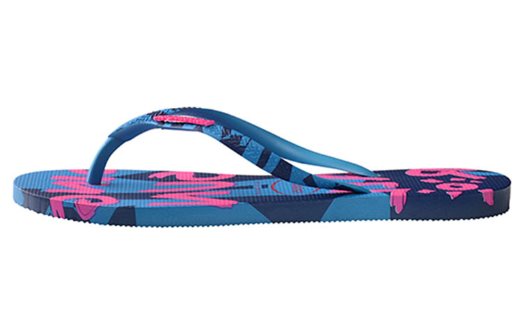 

Шлепанцы женские Синие/розовые Havaianas