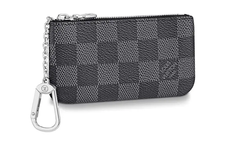 

LOUIS VUITTON Клапан для ключей Damier Graphite черный/серый Pochette Cle